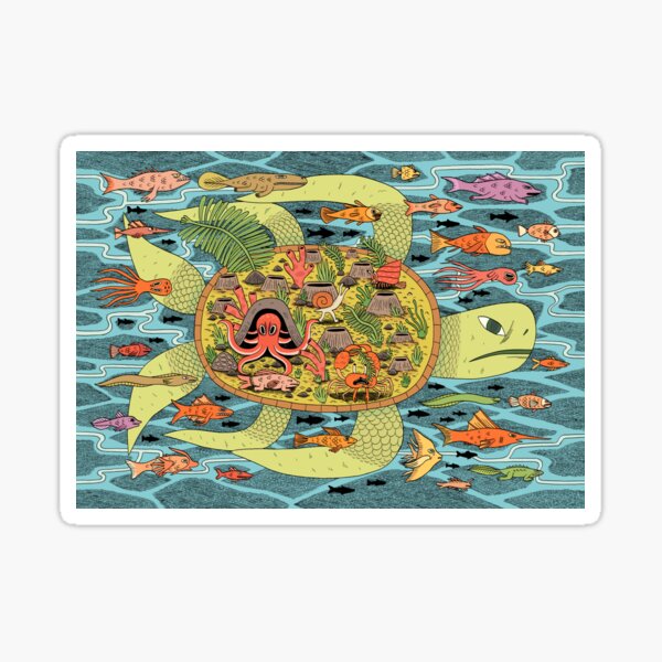 Giant Turtle Sticker
