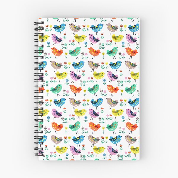 Item preview, Nordic style birds and flowers pattern designed and sold by LaBelleMaison.