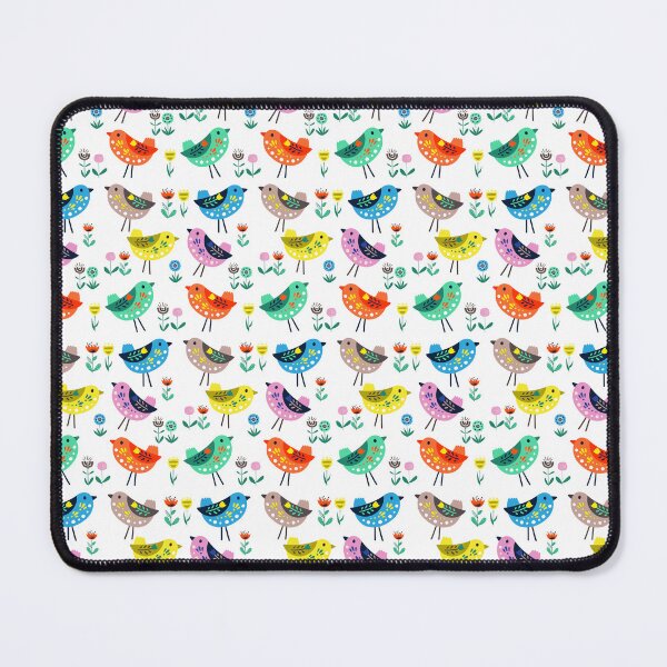 Item preview, Nordic style birds and flowers pattern designed and sold by LaBelleMaison.