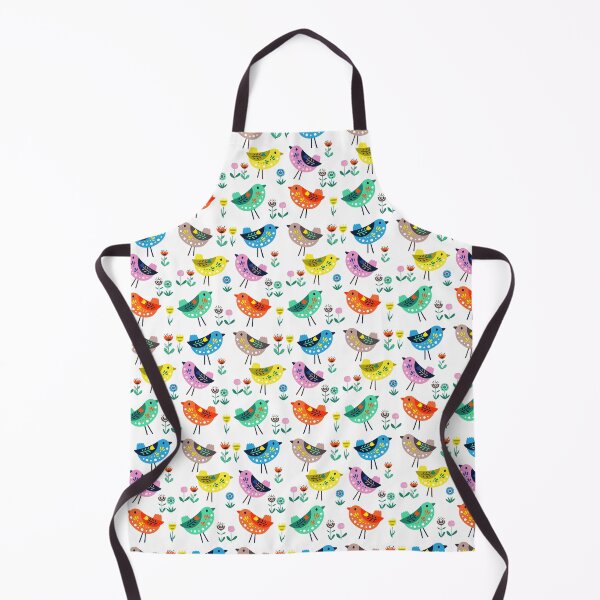Item preview, Nordic style birds and flowers pattern designed and sold by LaBelleMaison.