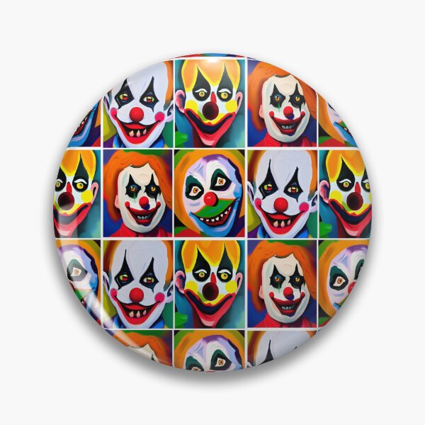 Artikelvorschau, Gruseliges Clown-Quartett entworfen und verkauft von potatoys.