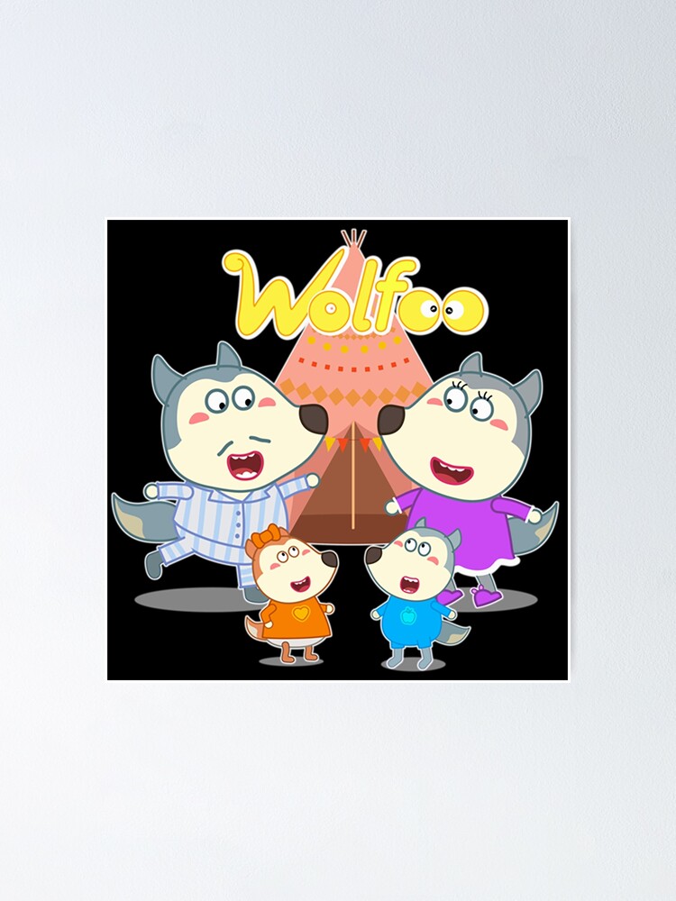 Wolfoo family cartoon Poster for Sale by HajimeKambe