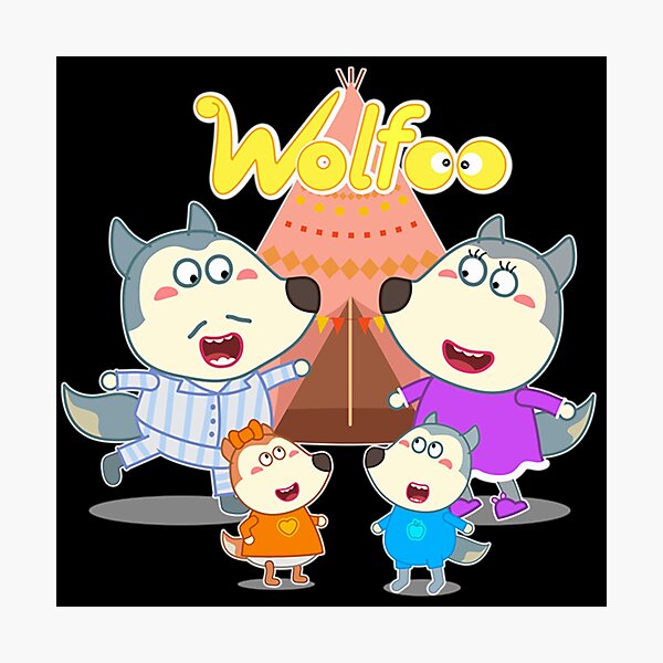 Peppa playing with friends wolfoo and lucy Vector Image