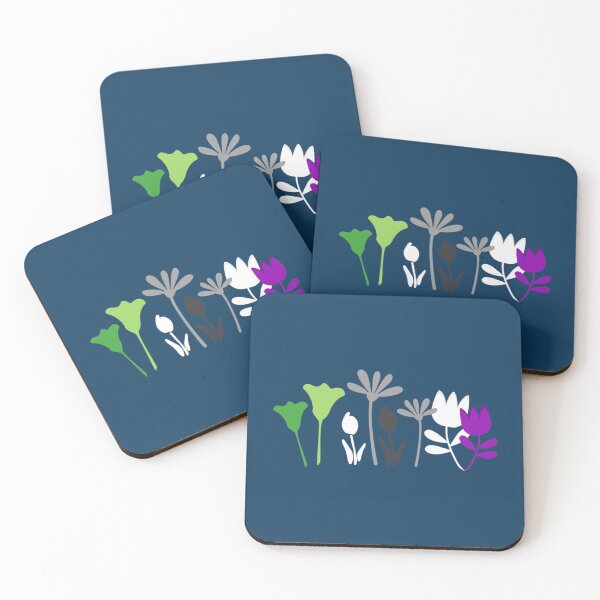 Item preview, Standing Flower Patch Aro Ace. Aroace Pride   designed and sold by SergeBo.