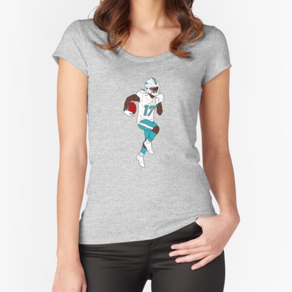 Jaylen Waddle Football Paper Poster Dolphins 2 T-Shirt by Kelvin