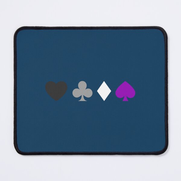 Item preview, Heart. Club. Diamond. Spade. Asexual Pride   designed and sold by SergeBo.