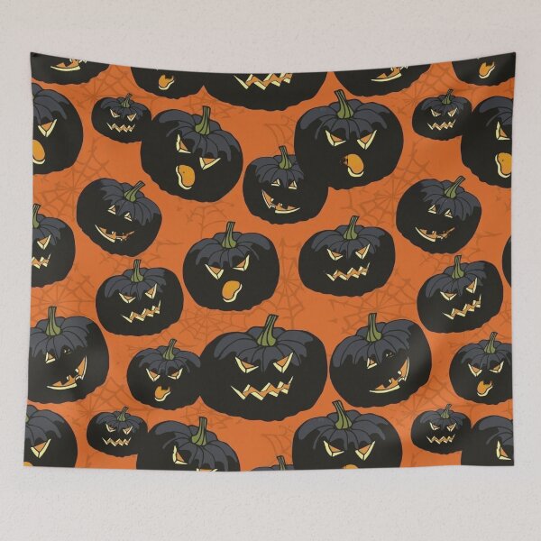 Item preview, Halloween Scary Evil Pumpkin Funny Pumpkin Head designed and sold by ketkidesign.