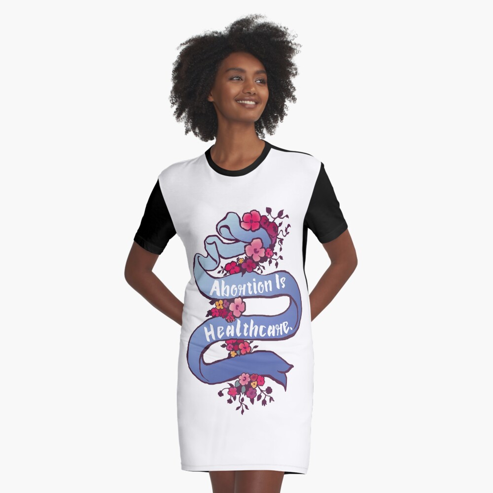 Item preview, Graphic T-Shirt Dress designed and sold by fabfeminist.