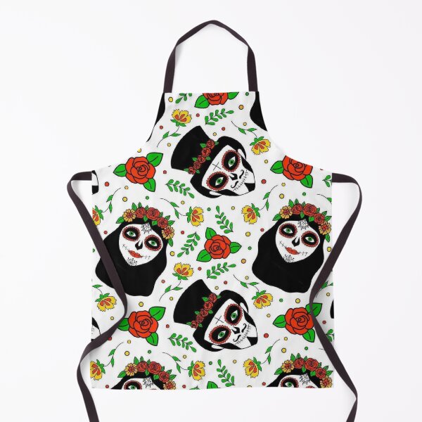 Item preview, Dia de los muertos, Day of the dead mexican seamless pattern in doodle style. designed and sold by ketkidesign.