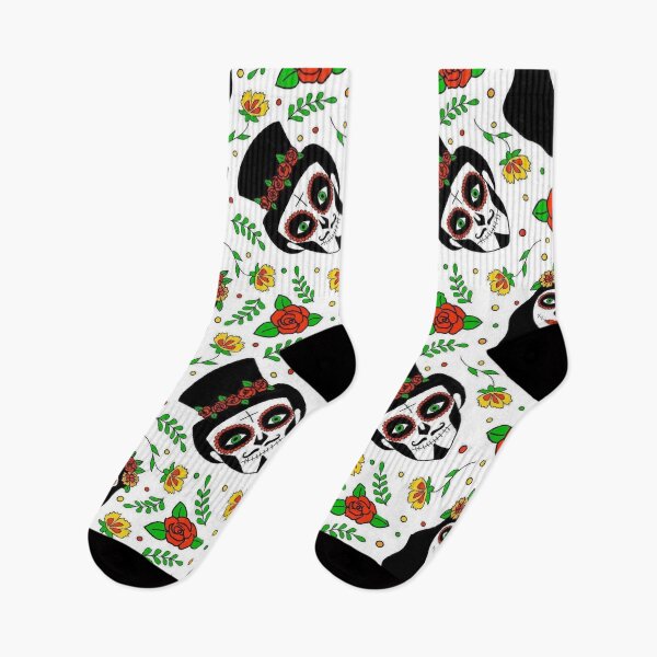 Item preview, Dia de los muertos, Day of the dead mexican seamless pattern in doodle style. designed and sold by ketkidesign.