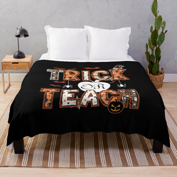 Item preview, Groovy TRICK OT TEACH Retro Vintage Halloween Teacher Life designed and sold by Kharlamovaarina.