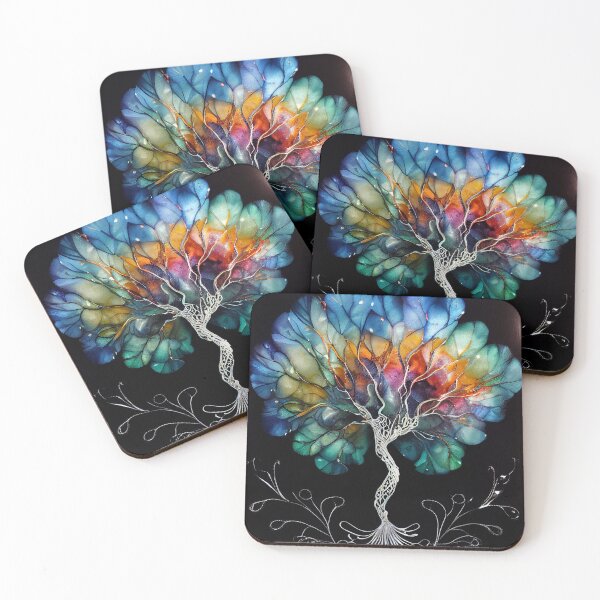 Item preview, Tree of life luxury illustration abstract art designed and sold by theplanetlove.