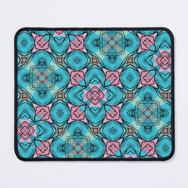 Item preview, Aquatic Intricacies Abstract Pink and Aqua Art designed and sold by ArticLotusShop.