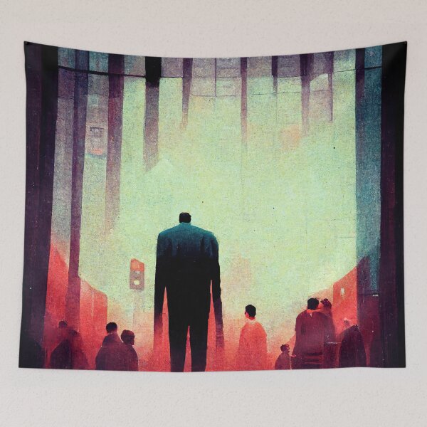 Item preview, The Man in Line designed and sold by NeuroChroma.
