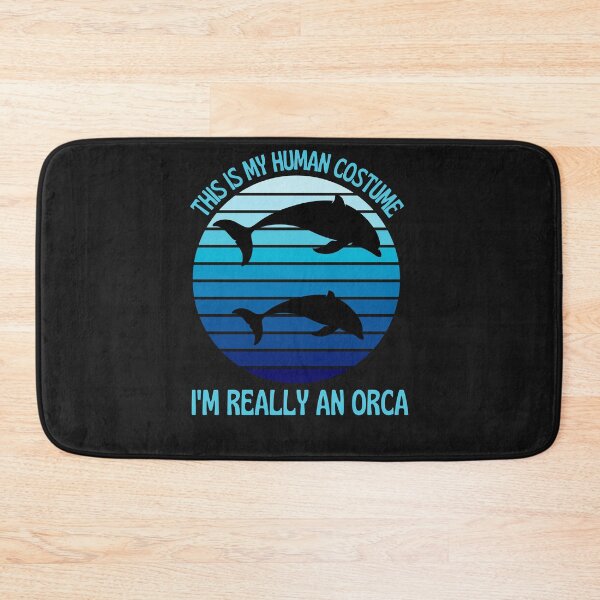 Item preview, This Is My Human Costume I'm Really An Orca Cute Funny Lazy  Vintage Halloween designed and sold by WildAuraArt.
