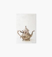 Moroccan Silver Teapot Art Board Print
