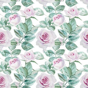 Artwork thumbnail, Pink Roses by mariapirogova