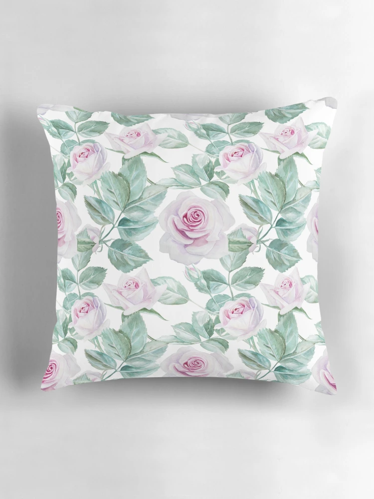 Thumbnail 3 of 4, Pillow, Pink Roses designed and sold by mariapirogova.