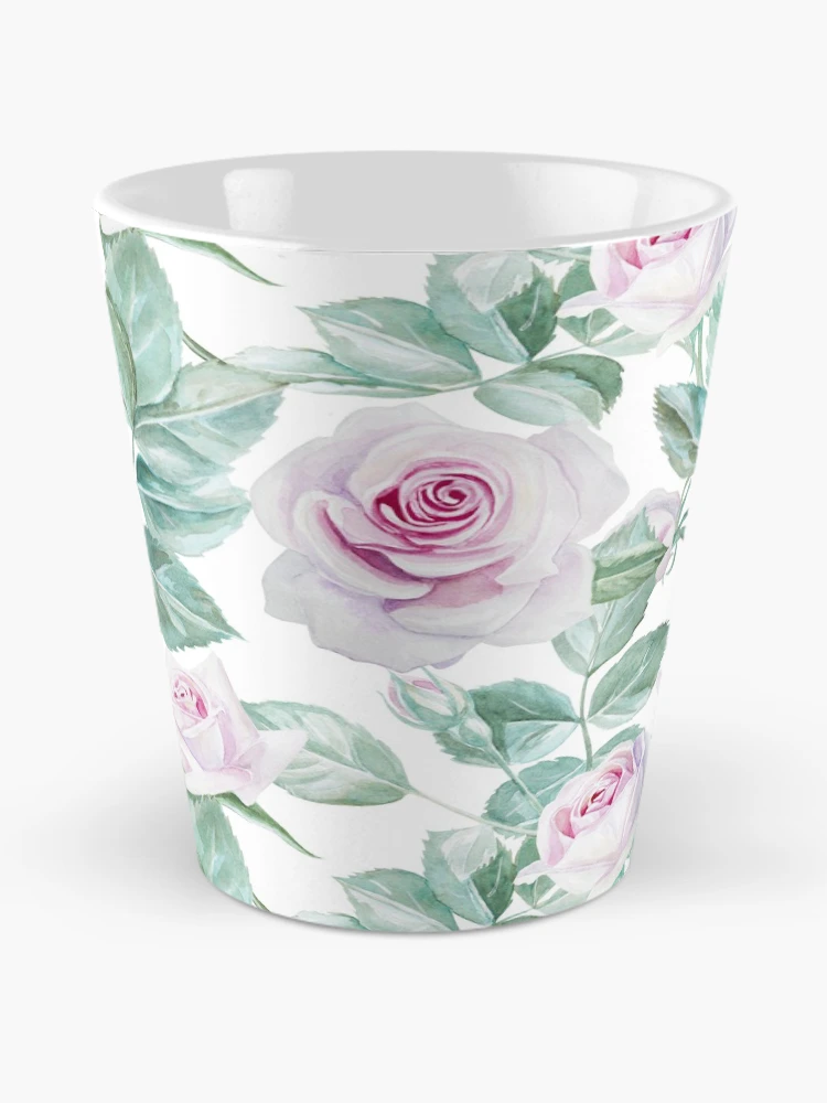Thumbnail 2 of 4, Coffee Mug, Pink Roses designed and sold by mariapirogova.