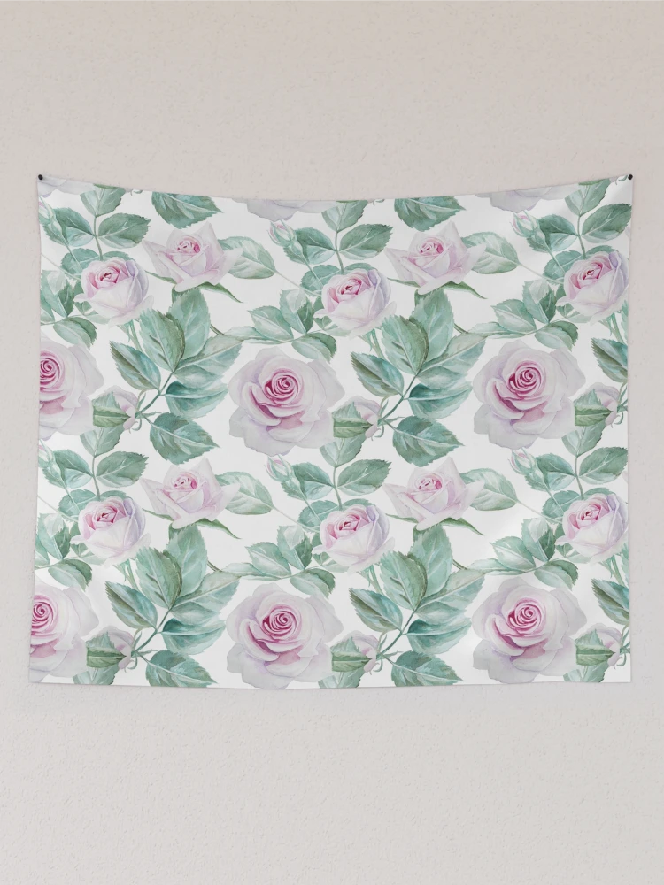Thumbnail 2 of 3, Tapestry, Pink Roses designed and sold by mariapirogova.