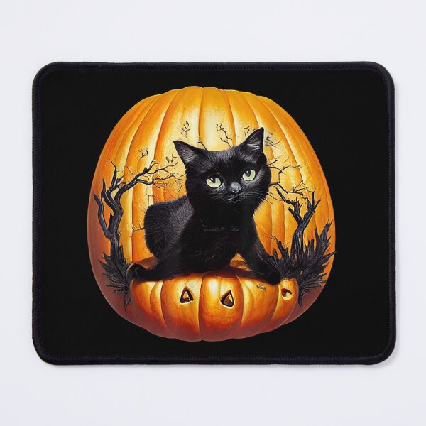 Item preview, Cute Cat Pumpkin Black Animal For Kitty Lovers Halloween designed and sold by Kharlamovaarina.