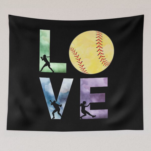 Item preview, Softball Love, Women's Softball, Girls Softball designed and sold by JKDESIGNS61219.