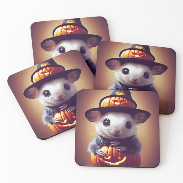 Item preview, A mouse inside a pumpkin-Halloween designed and sold by ANIME Lover center.