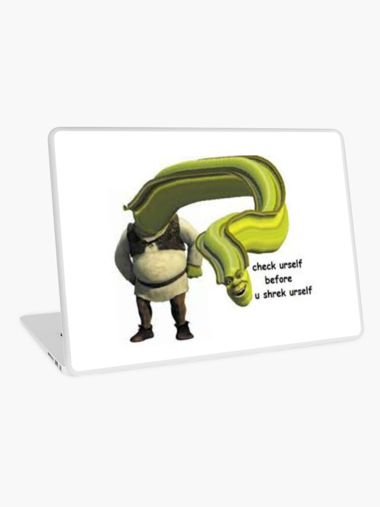 Derp Shrek meme | Laptop Skin