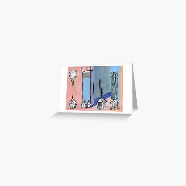 Waterflat Greeting Card