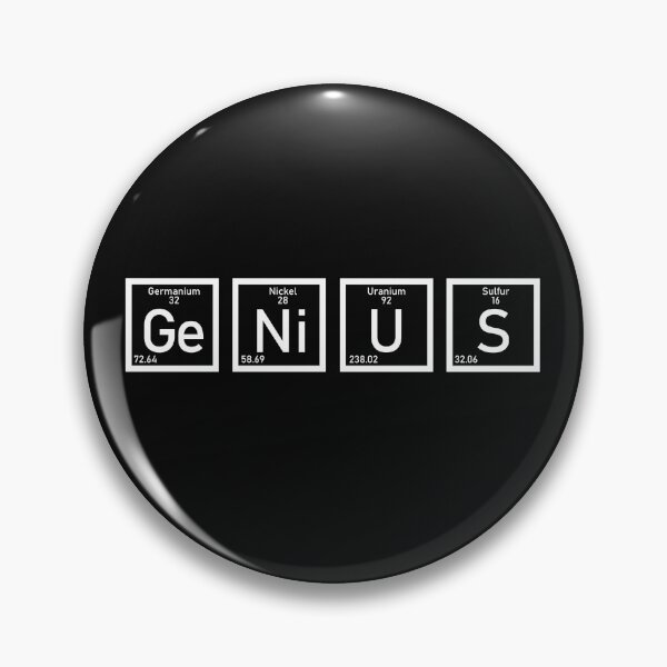 Item preview, Genius Periodic Table Element Chemistry Science Lover Gift Funny  designed and sold by alenaz.