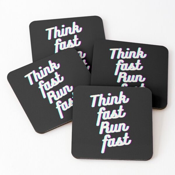 Item preview, Copy of Think fast run fast quote  designed and sold by nickardi.