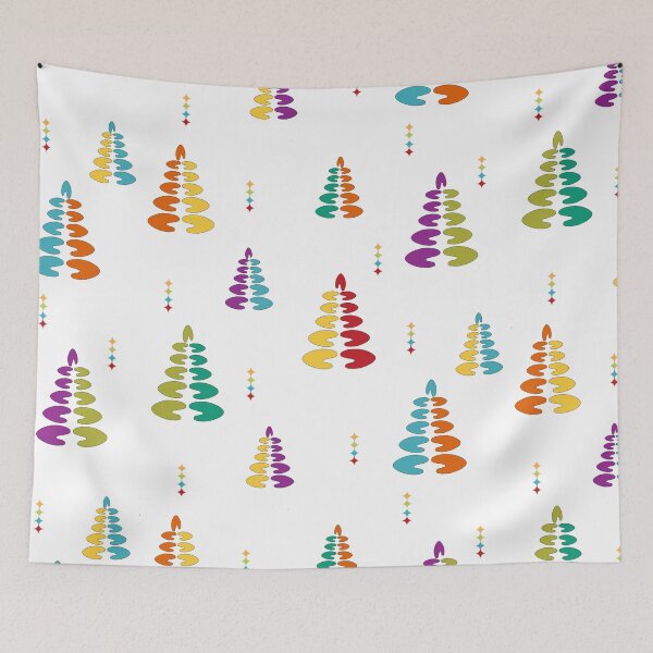 Item preview, retro Christmas pattern designed and sold by bluehair.