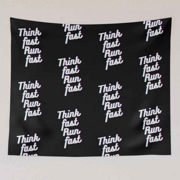 Item preview, Copy of Think fast run fast quote  designed and sold by nickardi.