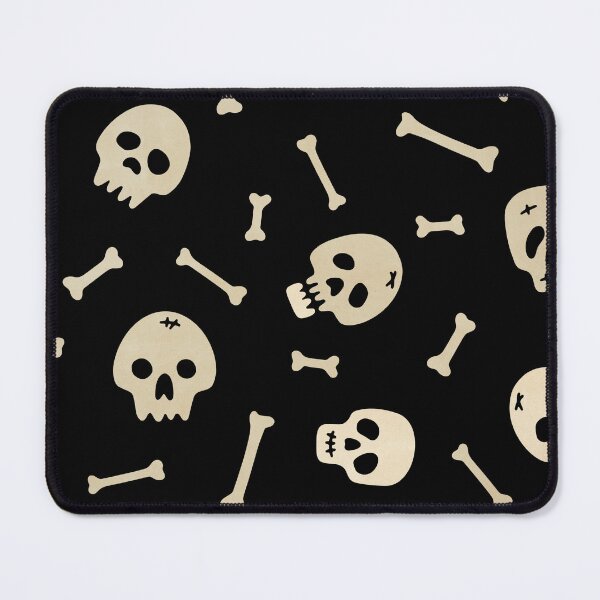 Item preview, Halloween Scary evil pumpkin funny pumpkin head Art Pumpkin Seamless Pattern Ghost Human Skeleton Bone designed and sold by thanyaj.