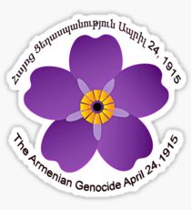 Armenian Forget Me Not FLower Sticker
