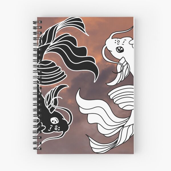 Item preview, Koi Fish and Colorful Clouds - Orange and Purple Sunset Sky - Nature Aesthetic Photography and Design designed and sold by Lucidesigns.