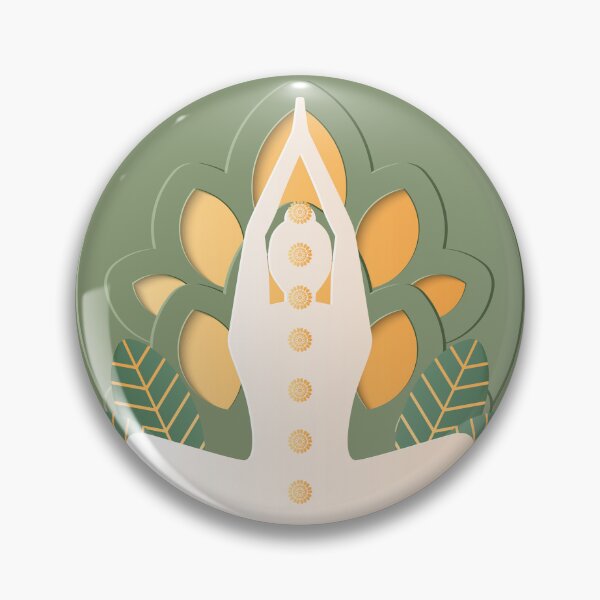 Item preview, Women Yoga Pose with Seven Chakras designed and sold by Cartrect.