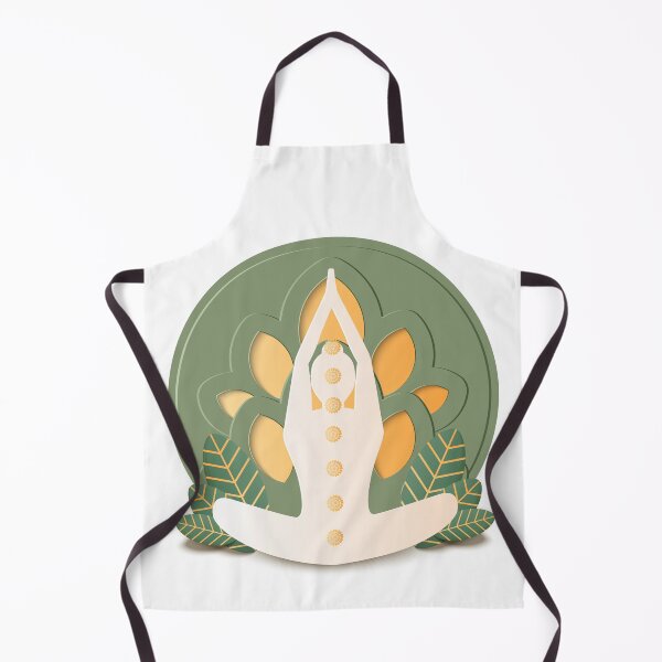 Item preview, Women Yoga Pose with Seven Chakras designed and sold by Cartrect.