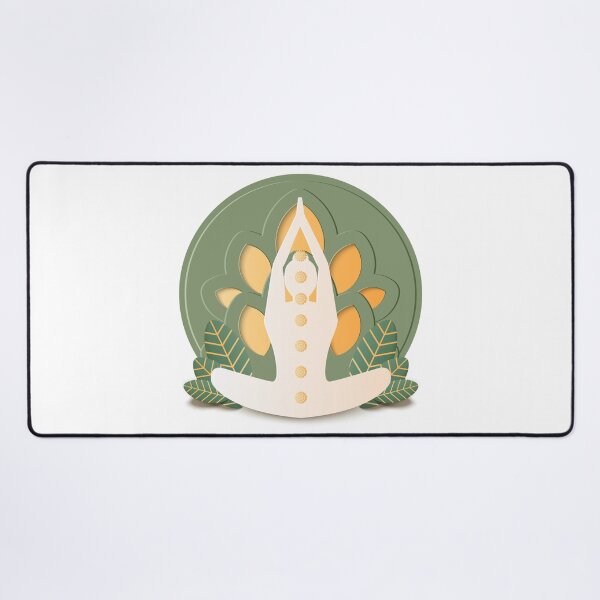 Item preview, Women Yoga Pose with Seven Chakras designed and sold by Cartrect.