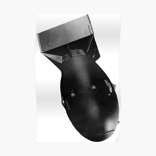 "Bomb Drop" Poster by noktoxic Redbubble