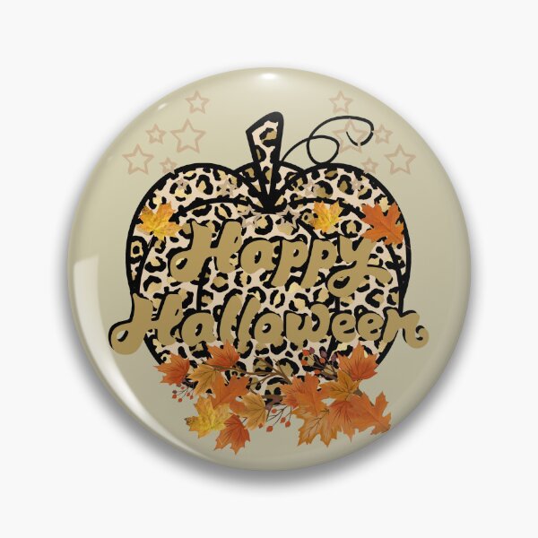 Item preview, Leopard Pumpkin Happy Halloween designed and sold by GleamingGiant.