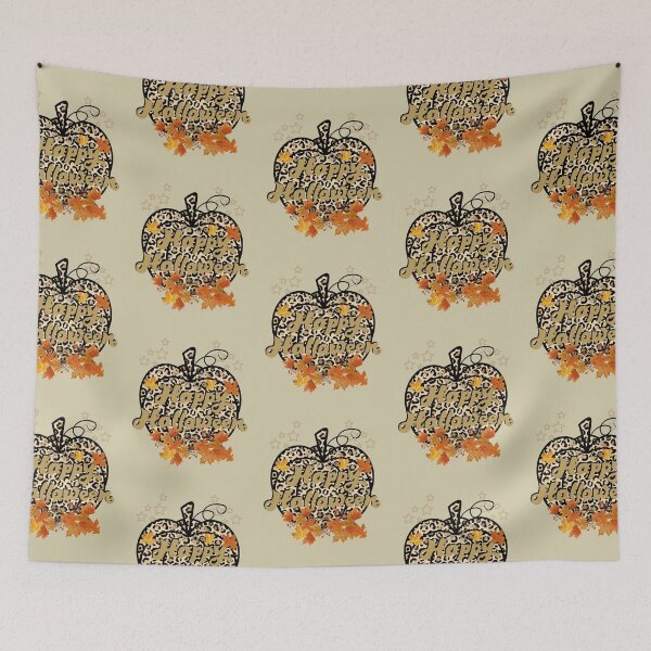 Item preview, Leopard Pumpkin Happy Halloween designed and sold by GleamingGiant.