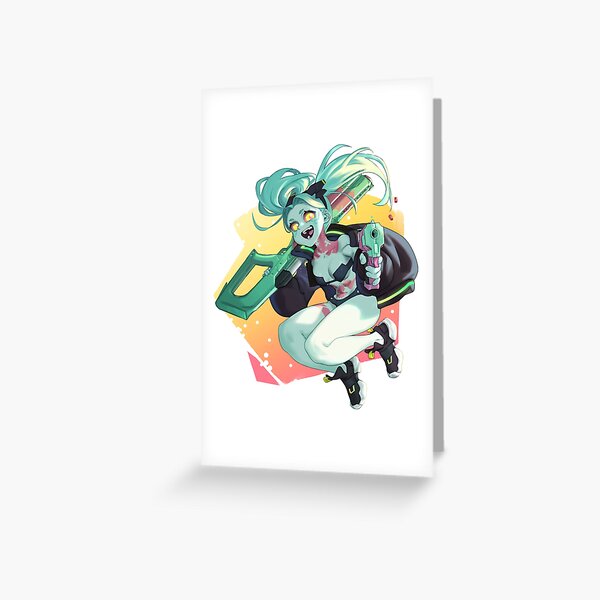 Cyberpunk Edgerunners - Rebecca  Greeting Card for Sale by The