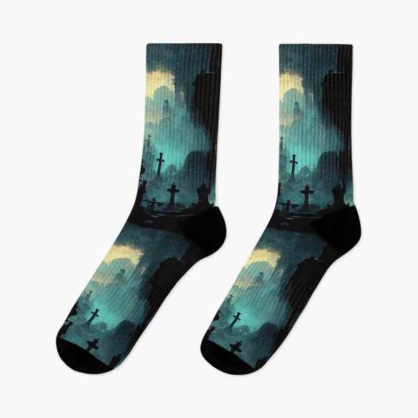 Item preview, Eerie Graveyard Scene designed and sold by Ghosty-Patterns.
