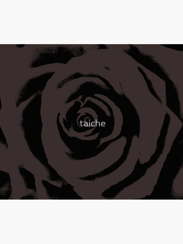 "Halfeti Black Rose Halloween Gothic Floral" Throw Blanket for Sale by