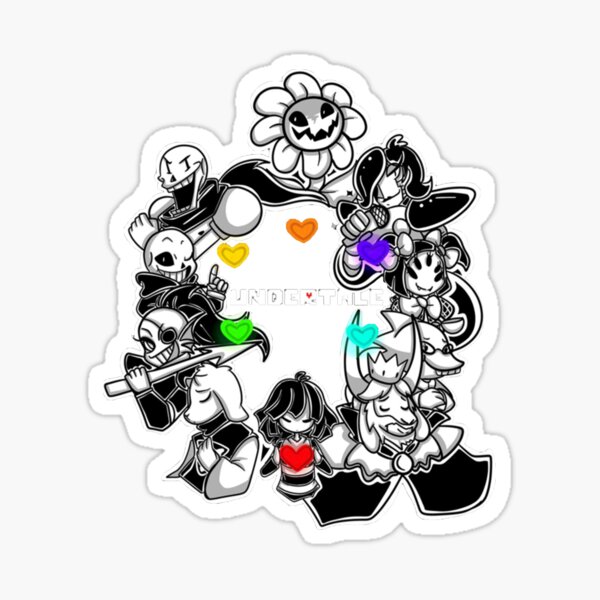 Undertale Characters - Undertale - Sticker