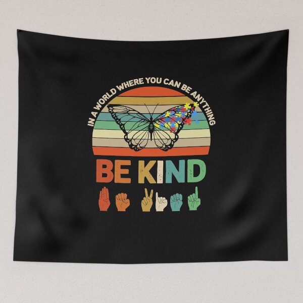 Item preview, Butterfly Autism Be Kind In World Where designed and sold by quertaautrey8.