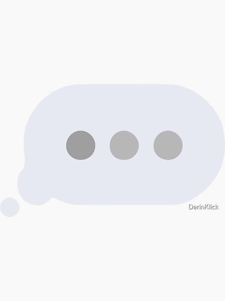 "imessage Texting Logo" Sticker for Sale by DerinKlick | Redbubble