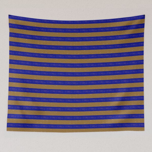 Item preview, Blue and Bronze Splattered Stripes designed and sold by LawsonFabrics.