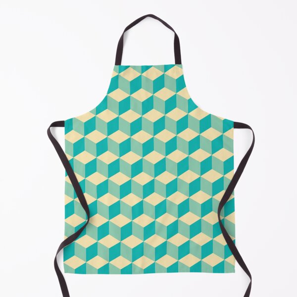 Item preview, Turquoise Cube Pattern designed and sold by tranda90.